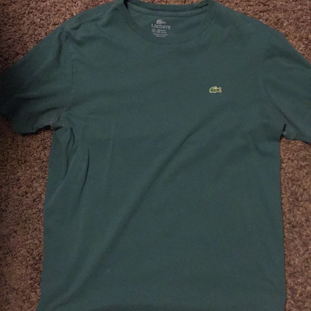Green Lacoste Tee